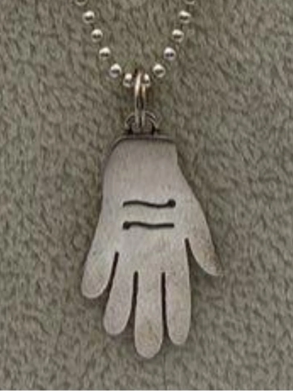 Sterling Silver/ Hand Pendant